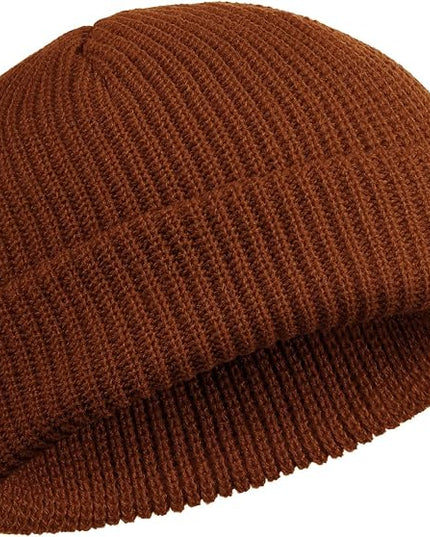 SATINIOR Trawler Beanie Watch Hat Roll-up Edge Skullcap Fisherman Beanie for Women Men