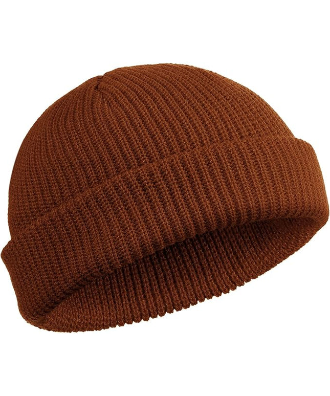 SATINIOR Trawler Beanie Watch Hat Roll-up Edge Skullcap Fisherman Beanie for Women Men