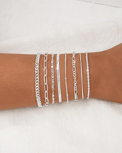 BERISO Gold Bracelets for Women, Elegant Adjustable 14K Gold Plated Bracelet for Women, Trendy Minimalist Dainty Gold Bracelet for Everyday Wear