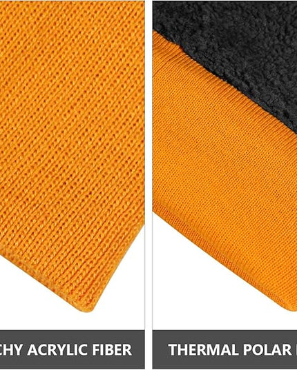 OZERO Winter Beanie Daily Hat - Thermal Polar Fleece Ski Stocking Skull Cap for Men and Women