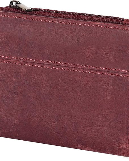Oak Leathers Wallet For Women Full Grain Leather - Small RFID Coin Purse Credit Card & ID Holder for Ladies,Bifold Wallets for Teenager | Small, RFID, Coin Purse, for Ladies, for Teenager