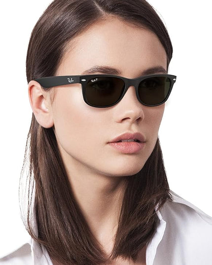 Ray-Ban RB2132 New Wayfarer Polarized Square Sunglasses