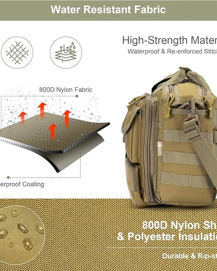 Stypos Tactical Messenger Bag,Tactical Briefcase for Man Military Laptop Bag 14 Inch/15.6 Inch /17.3 Inch Messenger Work Bag