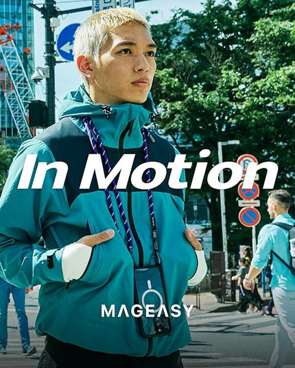 MAGEASY Universal Cell Phone Lanyard - Anti-Theft Thick Rope Crossbody Phone Strap for iPhone 16 Pro Max & Most Smartphones, for Men & Women | 8.3mm Alpine Green