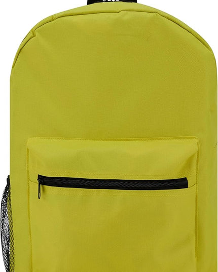 Yacht & Smith 12 Pack Backpack, Bulk 17 inch Lightweight Outdoor Travel Gym Corporate Events Bag