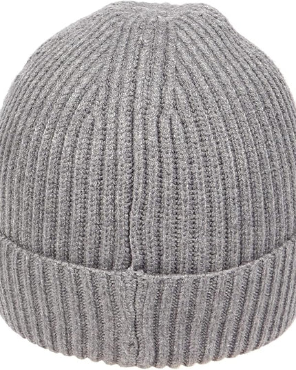 Zylioo Oversize Beanie Hats, XXL Big Size Ribbed Knit Cuffed Winter Hat for Cold Weather, Warm Skull Watch Cap