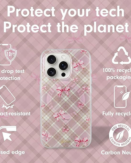 Sonix Protective Phone Case for iPhone 15 Pro Max | Compatible with Magsafe | 10ft Drop Tested | Clueless Pink