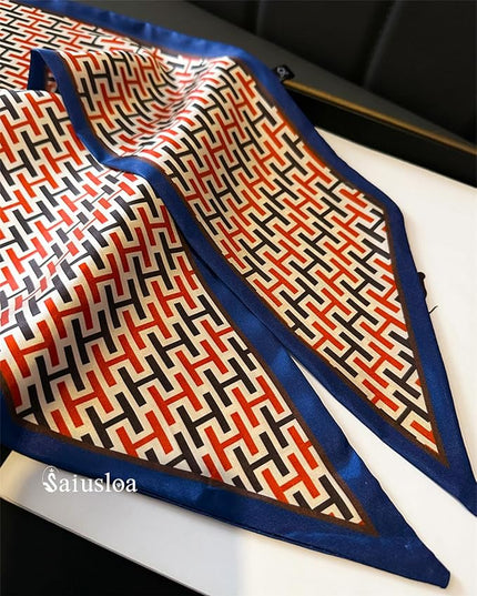Purse Scarf For Handbags Head Scarves For Women's Hair Bags Scarfs Long Skinny Scarves Fashion Silky
