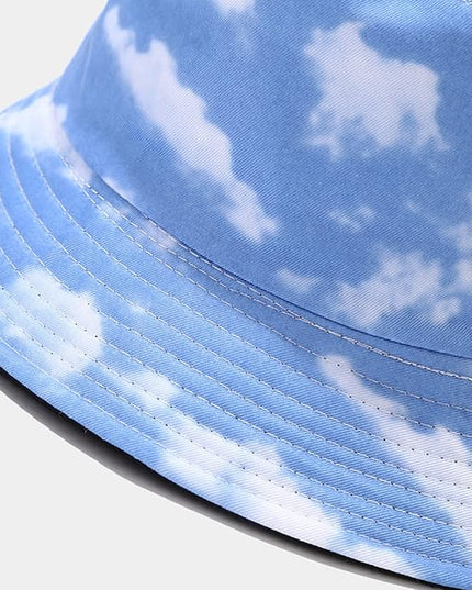 Mashiaoyi Unisex Print Double-Side-Wear Reversible Bucket Hat