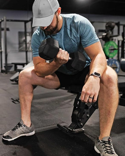 Gym Baseball Hats for Men by King & Fifth | Baseball Hat with Low Profile & Stylish Fabric + Workout Hat + Baseball Caps