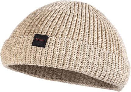 Fisherman Beanie Hats for Men Women,Knit Trawler Skull Cap,Watch Cap,Spring Fall Winter Warm Short Hats