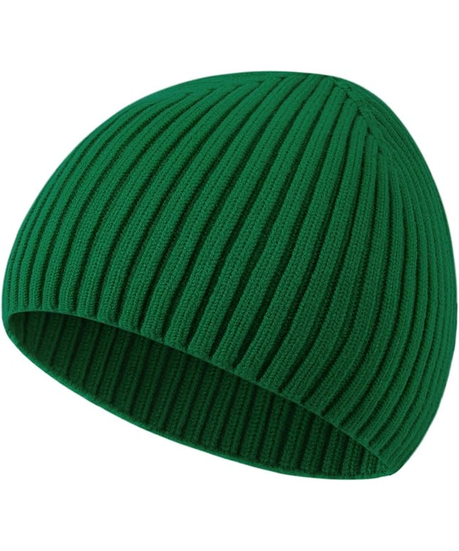 choshion Wool Knit Fisherman Beanie Hat for Men Women,Cuffless Warm Short Cuff Beanies Toboggan Ski Hats Winter Skull Cap