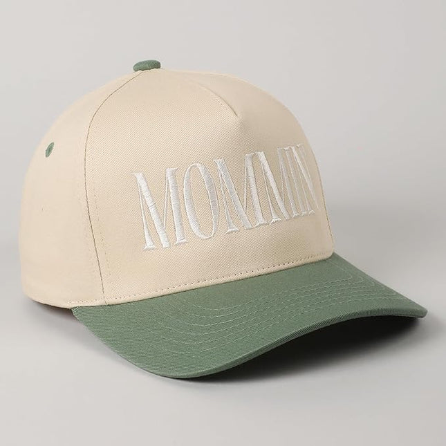 MIRMARU Two-Tone Vintage Canvas Trucker Hats for Men & Women, Adjustable Size Baseball Caps with Trendy Embroidered Design