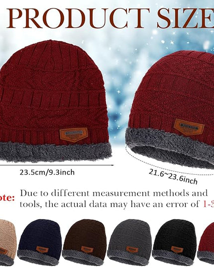 Yahenda 48 Pack Knit Beanies Hats Winter Beanie Hats Warm Knitted Cuffed Skull Cozy Cap for Men Women Unisex