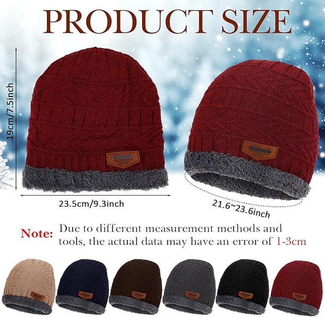 Yahenda 48 Pack Knit Beanies Hats Winter Beanie Hats Warm Knitted Cuffed Skull Cozy Cap for Men Women Unisex