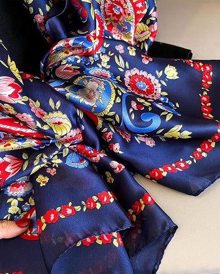Silk Scarf Mulberry Silk Fashion Scarves Long Lightweight Shawl Wrap …
