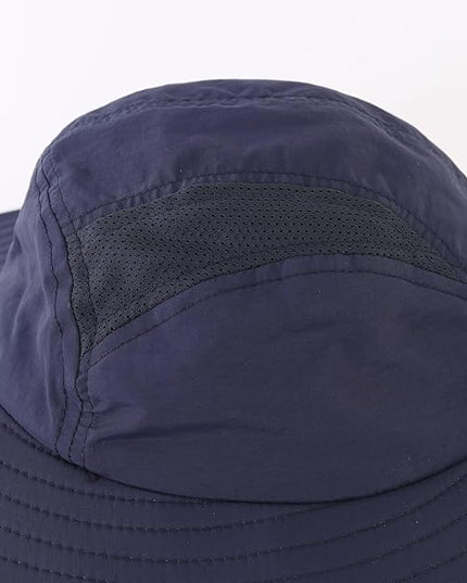 Home Prefer UPF 50+ Mens Wide Brim Fishing Hat with Neck Flap Sun Hat for Men Women Sun Protection Cap