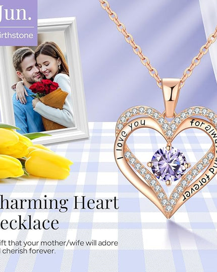 18K Rose Gold Necklaces for Women Birthday Gifts for Women Jewelry for Women Birthday Gifts for Wife Girlfriend Daughter Wife Birthday Gifts for Anniversary Mothers Day Christmas Valentines Gifts