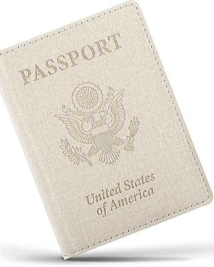 Passport Holder,Travel Essentials,Travel Gifts(Off White)
