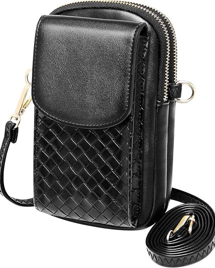 KUKOO Small Crossbody Bag Cell Phone Purse Wallet with Credit Card Slots for Women