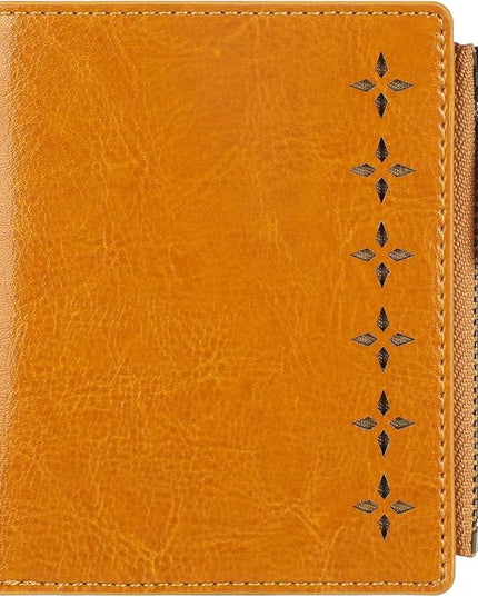 Lavemi Ultra Thin Small Compact Leather Womens Girls Wallets RFID Blocking Credit Card Holder for Women