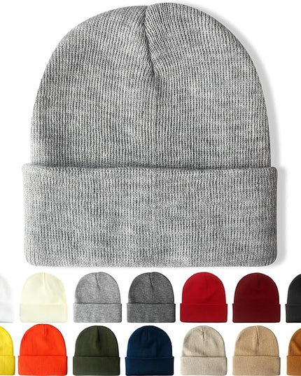 NPQQUAN Beanie for Men Women Winter Hats for Mens Beanie Cuffed Knit Beanies Skull Cap