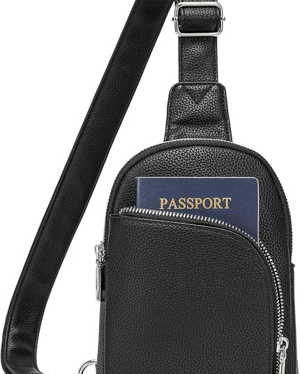 INICAT RFID Blocking Sling Bag Anti Theft Crossbody Bags Women Valentine's Day Gifts Travel Purses Vegan Leather