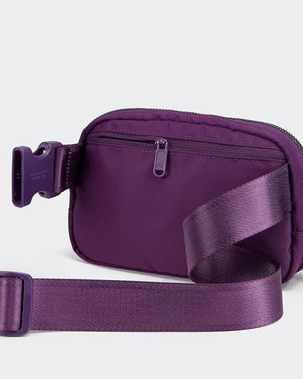 Pander Cross Body Fanny Pack for Women, Fashion Waist Packs, Crossbody Bags, Belt Bag with Adjustable Strap (Dahlia).