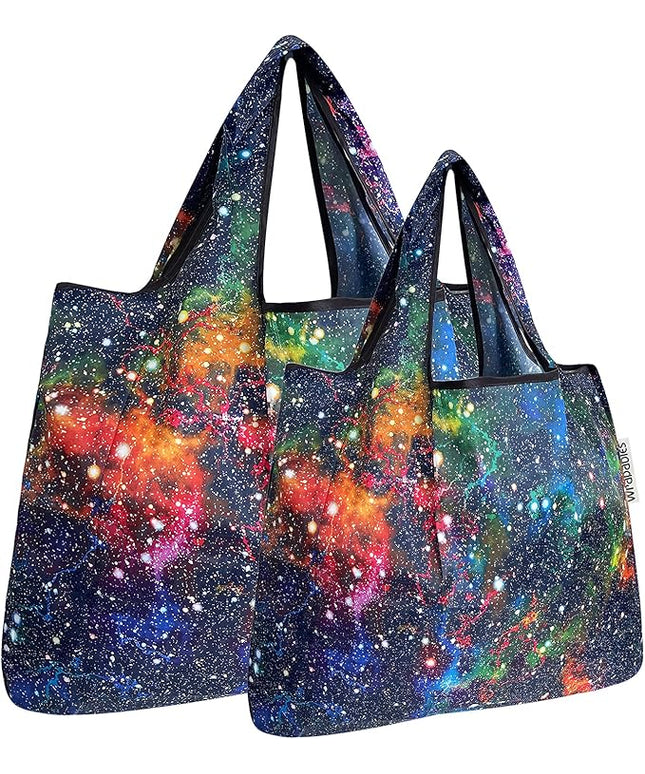 allydrew Large Foldable Tote Nylon Reusable Grocery Bags
