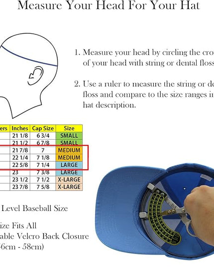 Top Level Baseball Cap Men Women - Classic Adjustable Plain Hat