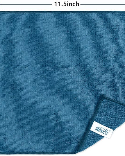HOMEXCEL Navy Blue Microfiber Cleaning Cloth, 50 Pack Cleaning Towels for Kitchen, Lint Scratch Free, Highly Absorbent, and Reusable Cleaning Rags for House, Window and Glass, Cars, 11.5 X11.5 inch