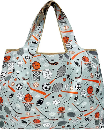 allydrew Large Foldable Tote Nylon Reusable Grocery Bags