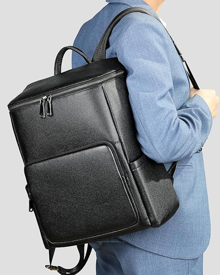 Waterproof Laptop Backpack for Work Travel School Durable Carryall Casual Daypack Business Commuter Gift Box (Black)