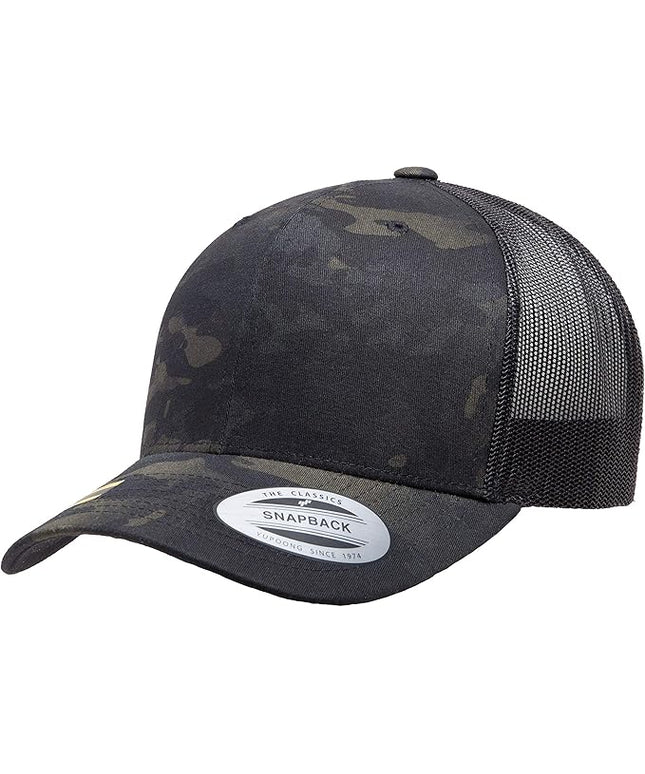 Yupoong Classic Premium Mesh 6 Panel Retro Trucker Cap | Mid Profile Snapback | OSFA | Bulk Pack Available