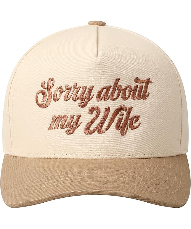 MIRMARU Two-Tone Vintage Canvas Trucker Hats for Men & Women, Adjustable Size Baseball Caps with Trendy Embroidered Design
