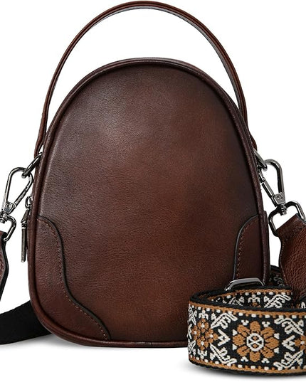 Iswee Small Crossbody Bags for Women Travel Leather Shoulder Bag Mini Purses and Handbags Designer Satchel Ladies Hand Bag
