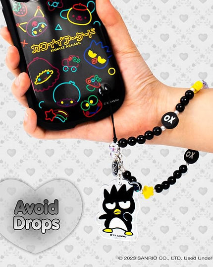 iFace Hello Kitty and Friends Beaded Wristlet Universal Phone Charm Strap - Cute Wrist Chain Lanyard Aesthetic Decor Strap for Cell Phone Camera Keys AirPods Keychains