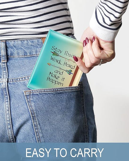 Passport Holder for Travel Essentials, Passport Wallet Cover Case for Travel Must Haves Accessories, Passport Book Holders for Women and Men, Work Hard