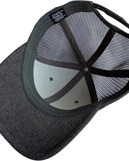 CYGTE XXL Plus Size Trucker Hat Snapback Baseball Cap- Big Head Fit Up to Size 8 Men's Mesh-Back Ball Cap
