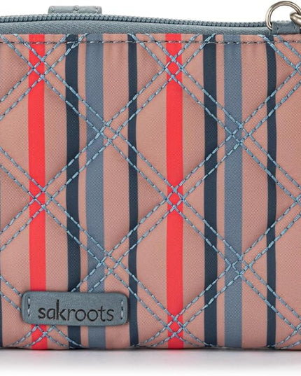 Sakroots Artist Circle Smartphone Crossbody in Coated Canvas, Detachable Wristlet Strap