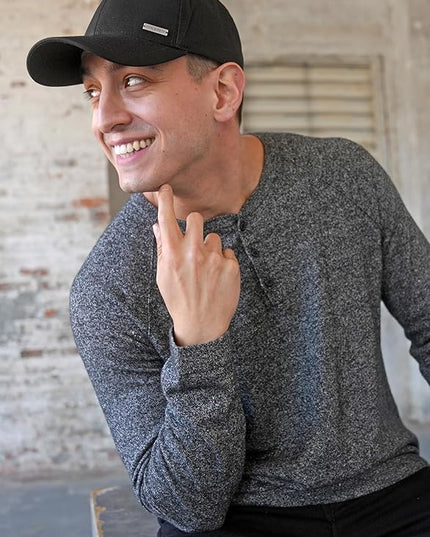 Fashion Baseball Hats for Men by King & Fifth | The Senna Baseball Cap with Low Profile & Menswear Fabric + Baseball Caps