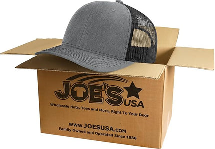 Richardson 112 Trucker Hat - Premium Adjustable Snapback Hat - Structured Six Panel Richardson Blank Caps