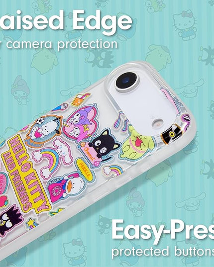 Sonix x Sanrio Case for iPhone 17 Air | Compatible with MagSafe | 10ft Drop Tested | Hello Kitty and Friends Stickers