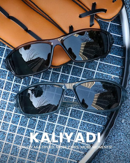 KALIYADI 4 Pack Polarized Sunglasses-Men Sports Sun-glasses: Mens Sunglasses UV Protection for Fishing Driving Cycling
