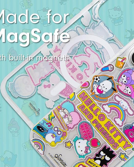 Sonix x Sanrio Case for iPhone 17 Pro Max | Compatible with MagSafe | 10ft Drop Tested | Hello Kitty and Friends Stickers