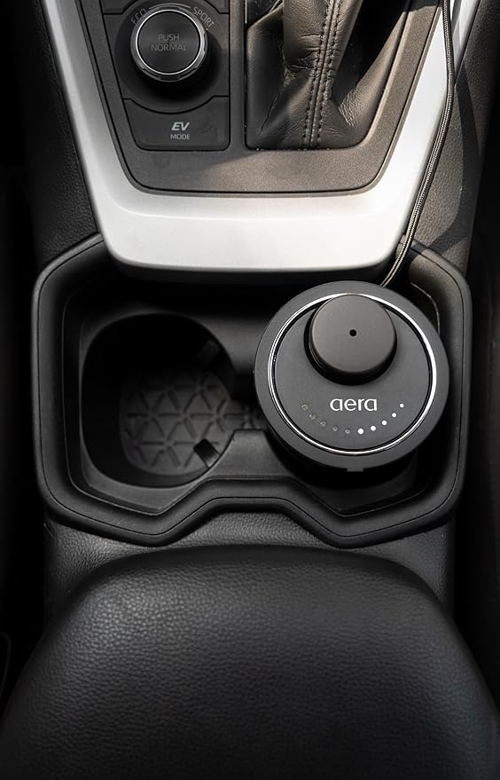 Aera Go Car Fragrance Diffuser – Adjustable Scent Settings for Car, Connects to USB Power – No Fade Fragrance Technology, Safe and Hypoallergenic - Scent Capsules Sold Separately