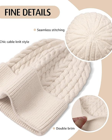 HiRui Knit Beanie Hats for Men Women Winter Hats Skull Caps Warm Classic Slouchy