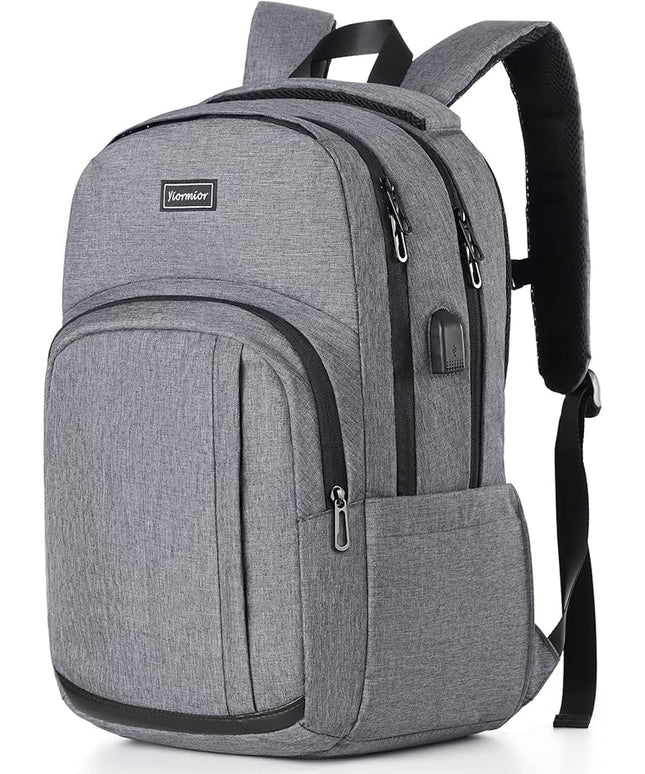 Bookbag School Backpack, Travel Backpack Anti Theft Laptop Backpack with USB Charging Port Water Resistant College Fits 15.6 Inch Notebook Over 3 Years Old
