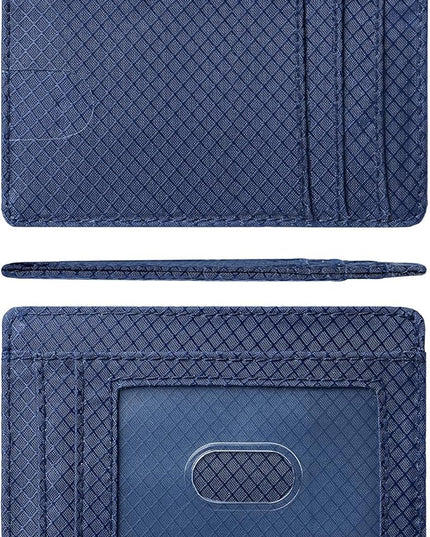 Artpaxy Slim Wallet for Men & Women, Minimalist Front Pocket Card Holder for Travel, RFID Blocking, Water Resistant Nylon Wallet for ID & Cash & Credit Card