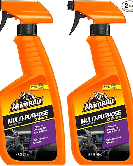 Armor All Multi Purpose Cleaner, Car Cleaner Spray for All Auto Surfaces, 16 Fl Oz (Pack of 2)